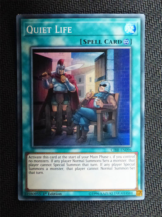 Quiet Life - CIBR - Super Rare - Yugioh Card # 1F26