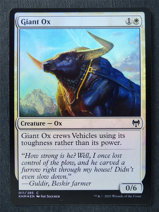 Giant Ox Foil - Mtg Magic Cards #X3