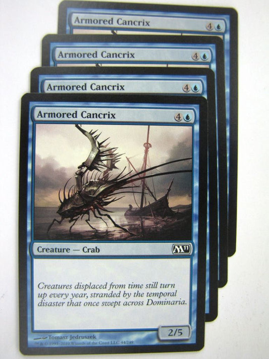 MTG Magic Played Cards: ARMORED CANCRIX x4 # 7J86