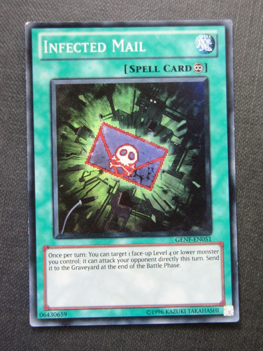 Infected Mail GENF Super Rare - Yugioh Cards # 3H100