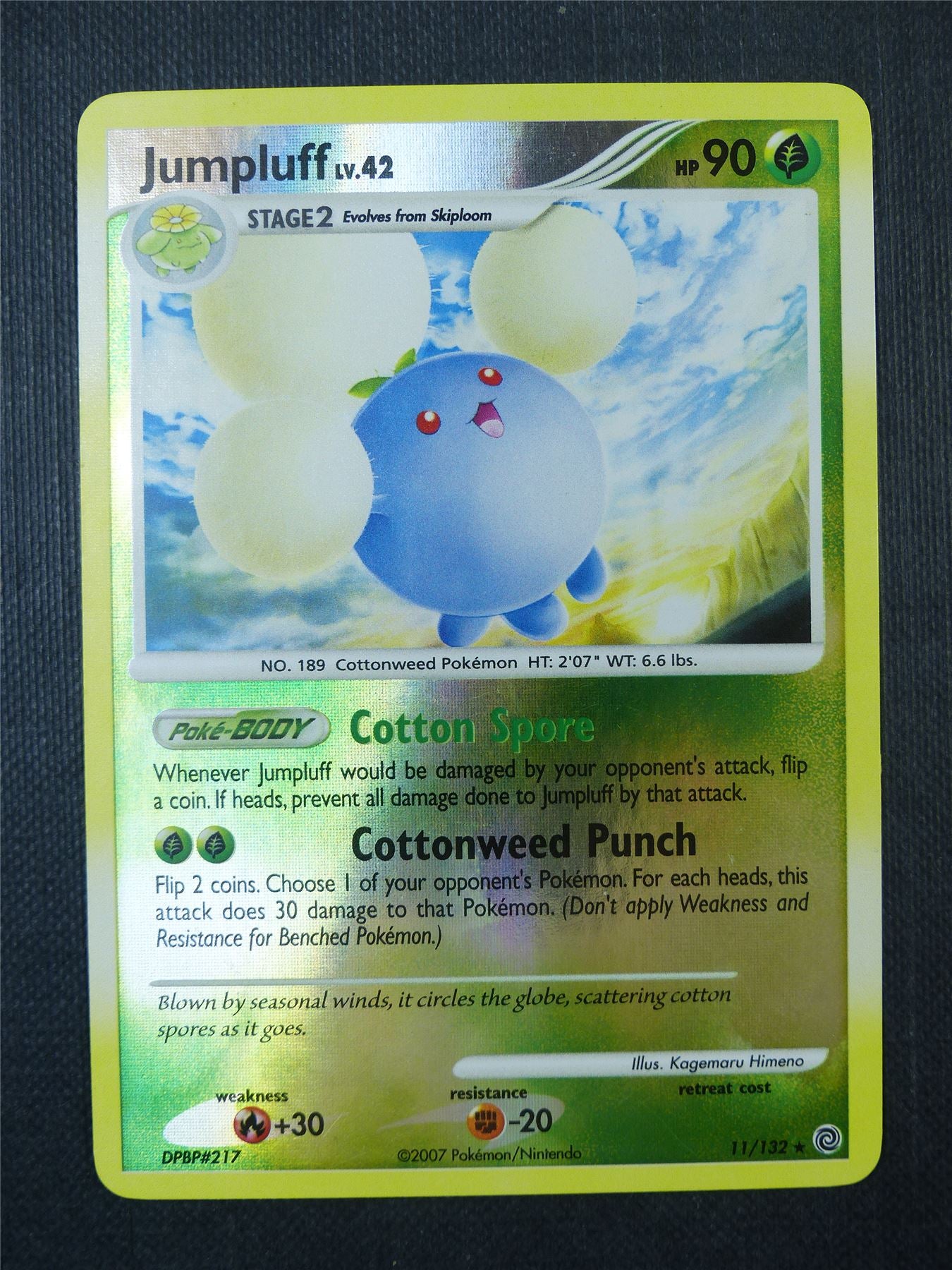 Jumpluff 11/132 Reverse Holo - Pokemon Card #9UZ