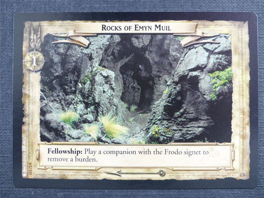 Rocks of Emyn Muil 6 U 115 - LotR Cards #2XU