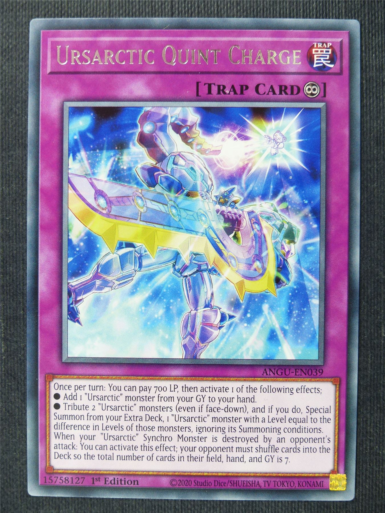 Ursarctic Quint Charge ANGU Rare - 1st ed Yugioh Cards #36G