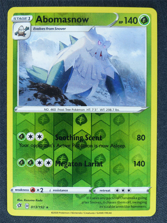 Abomasnow 013/192 Reverse Holo - Pokemon Cards #47