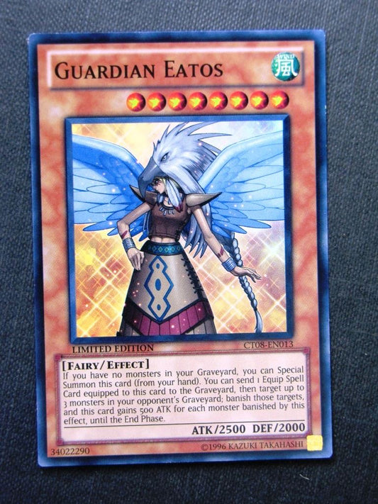 Guardian Eatos CT08 Super Rare - limited ed - Yugioh Cards #1JG