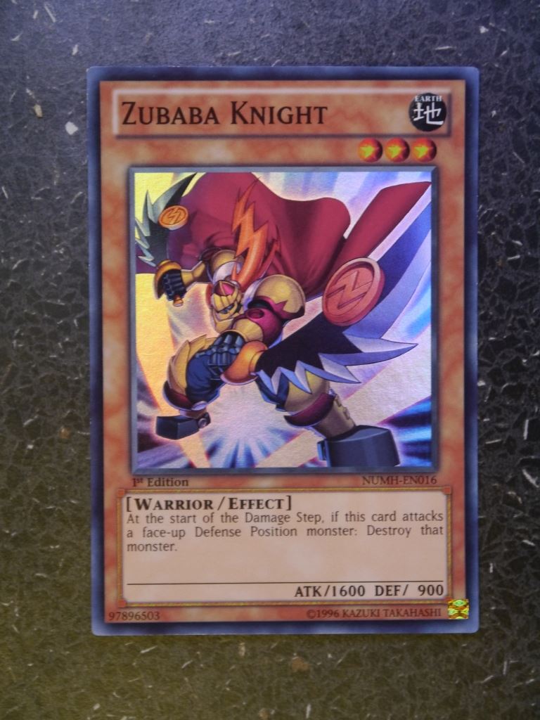 Yugioh Cards:ZUBABA KNIGHT NUMH  SUPER RARE # 2H14