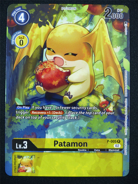 Patamon P-005 Promo alt art - Digimon Card #1CQ