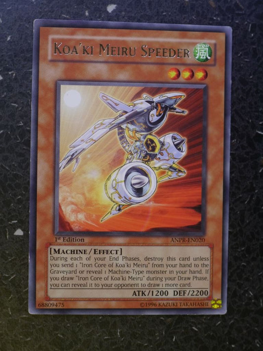 Yugioh Cards: KOA'KI MEIRU SPEEDER ANPR RARE # 4B23