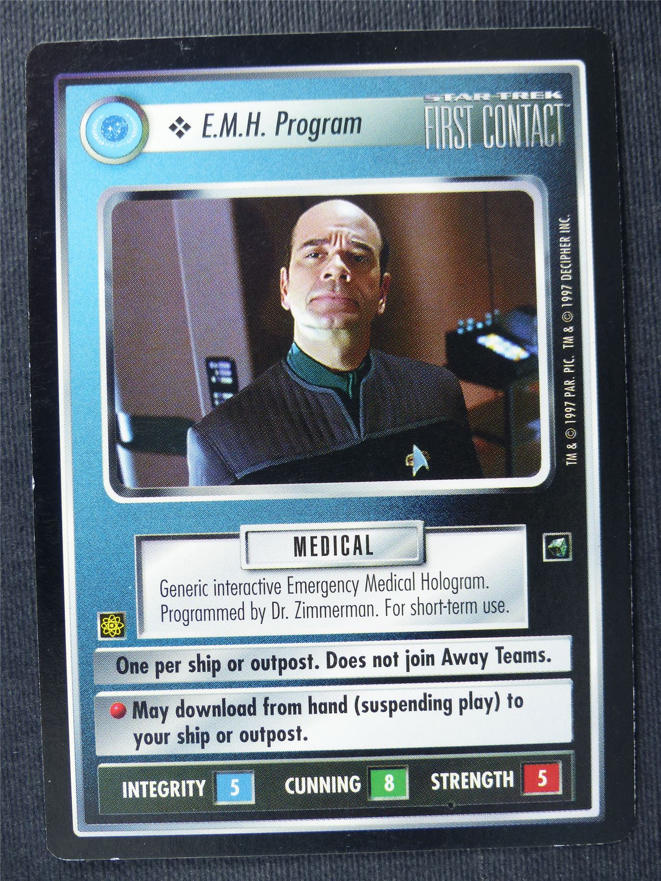E.M.H. Program - FC - Star Trek Cards #14G