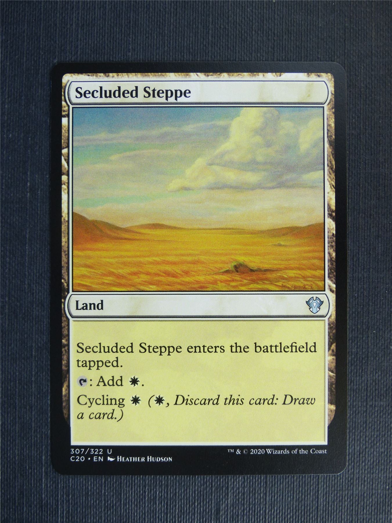 Secluded Steppe - C20 - Mtg Card