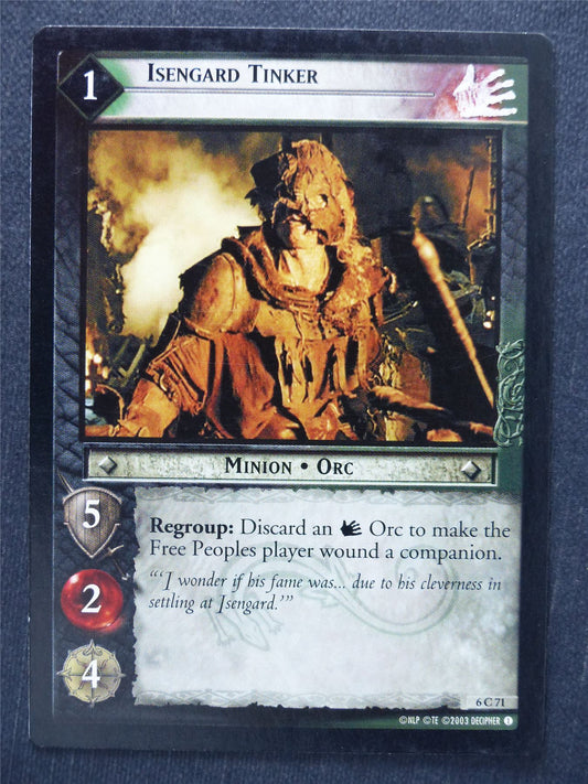 Isengard Tinker 6 C 71 - LotR Cards #SQ