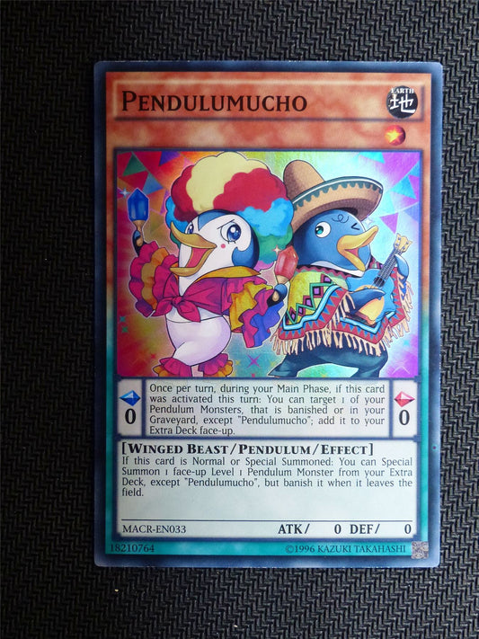 Pendulomucho - MACR - Super Rare - Yugioh Card # 1E53