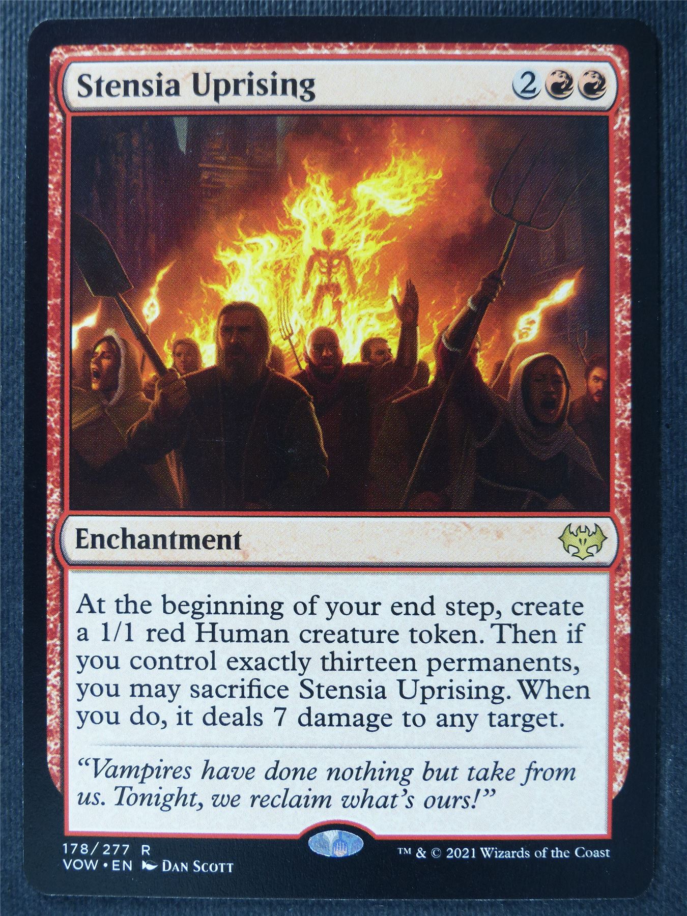 Stensia Uprising - Crimson Vow - Mtg Card #2HE