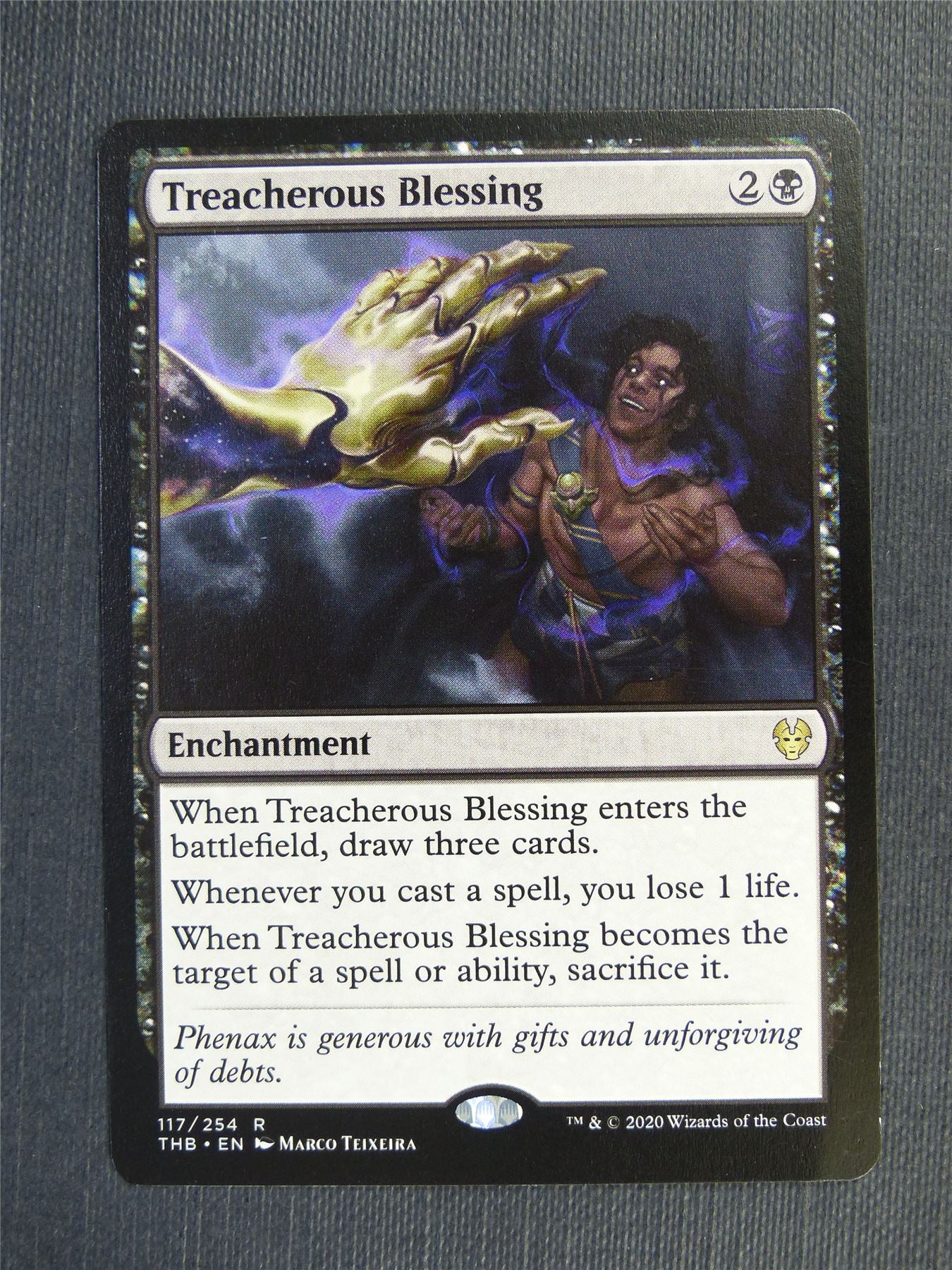 Treacherous Blessing - Mtg Magic Cards #3RE