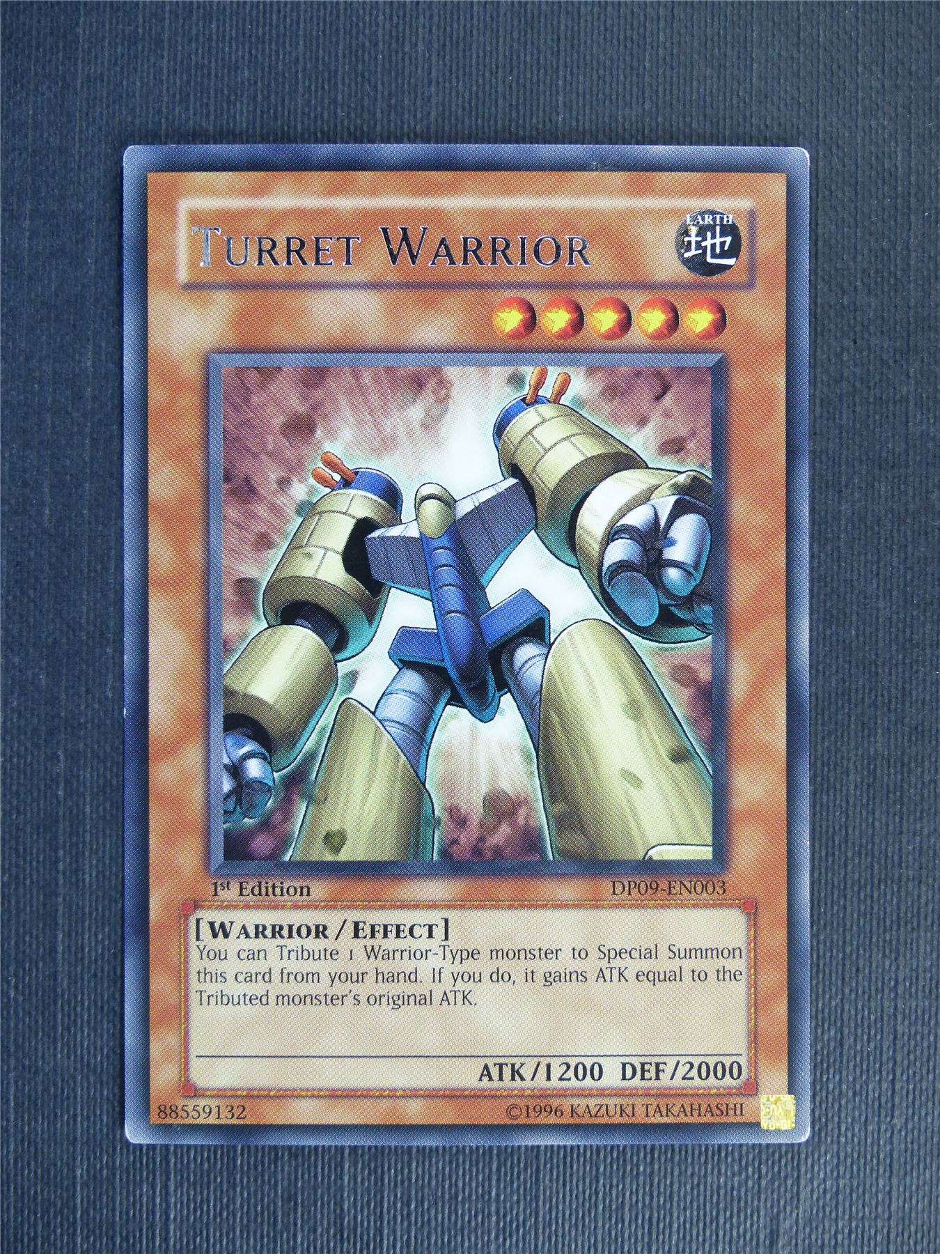 Turret Warrior DP09 Rare - 1st ed - Yugioh Cards #176