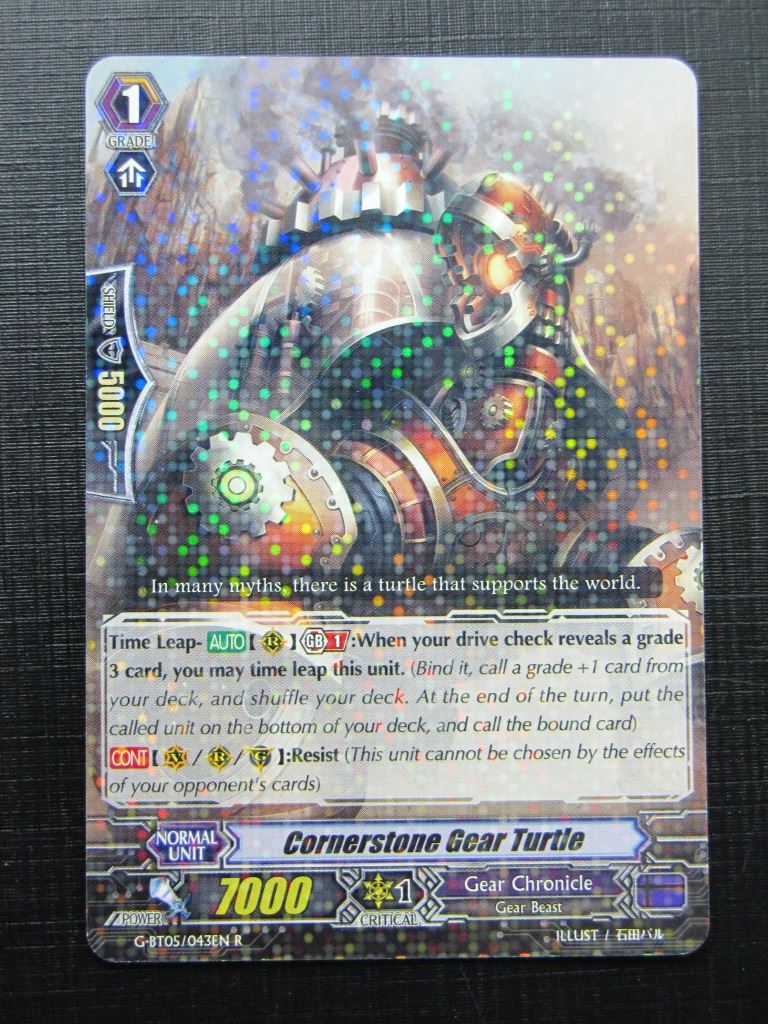 Vanguard Cards: CORNERSTONE GEAR TURTLE G-BT05 R # 19D22