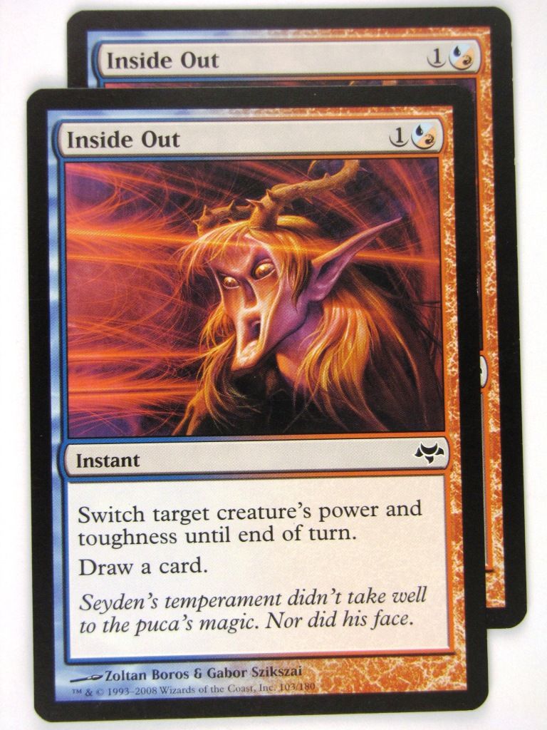 MTG Magic: The Gathering Cards: INSIDE OUT x2: EVE