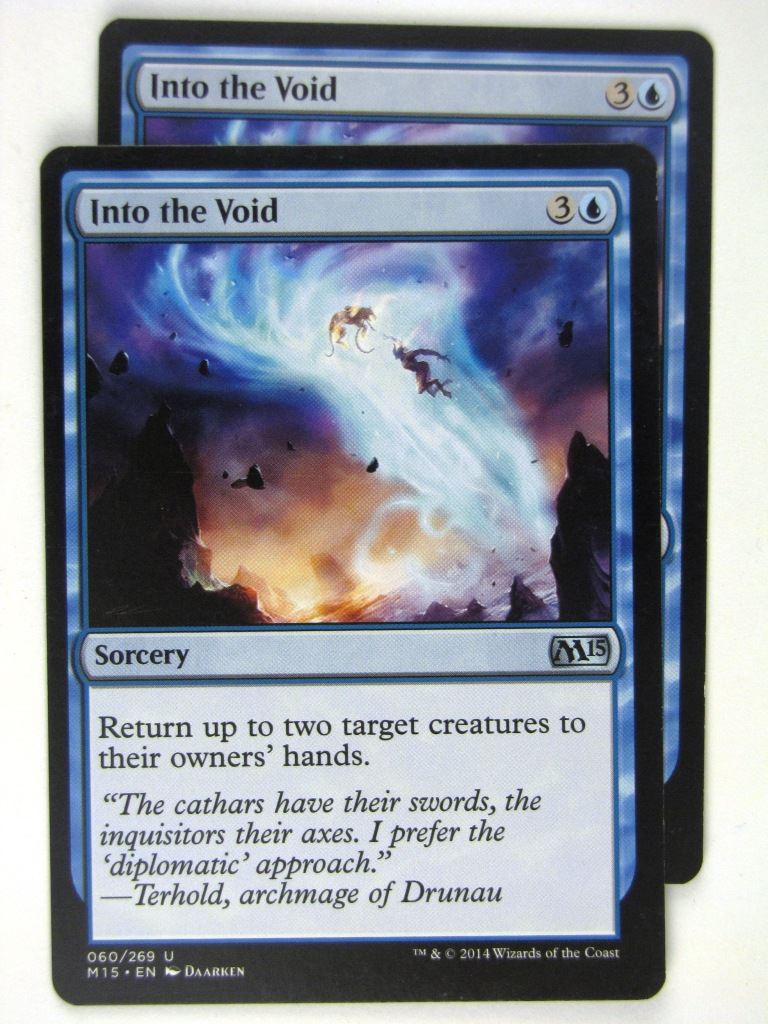 MTG Magic Cards: INTO THE VOID x2 # 19B20