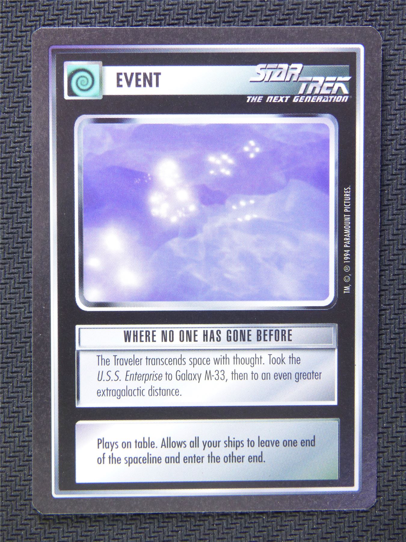 Event Where No One Has Gone Before - Star Trek CCG Next Gen #568