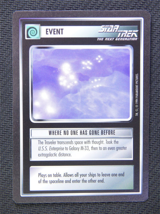 Event Where No One Has Gone Before - Star Trek CCG Next Gen #568