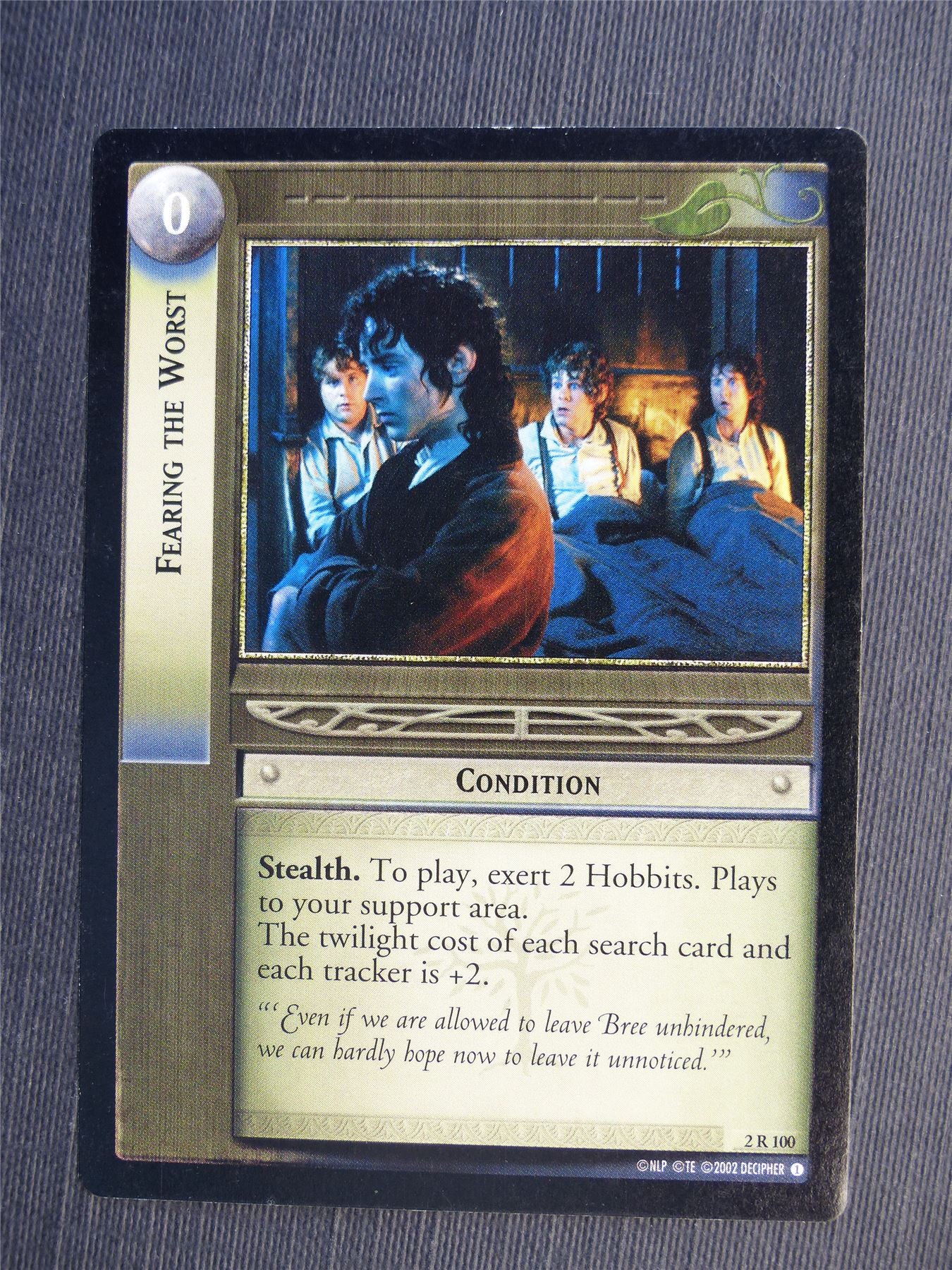 Fearing the Worst 2 R 100 - LotR Cards #64Y