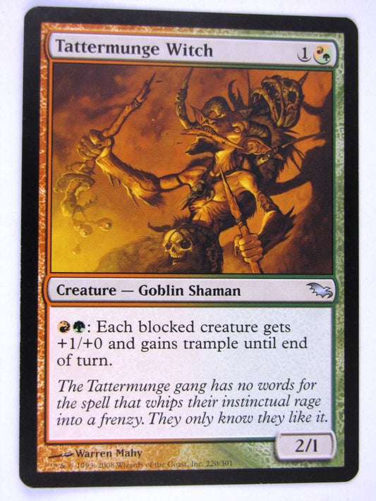 MTG Magic: the Gathering Cards: TATTERMUNGE WITCH: SHM