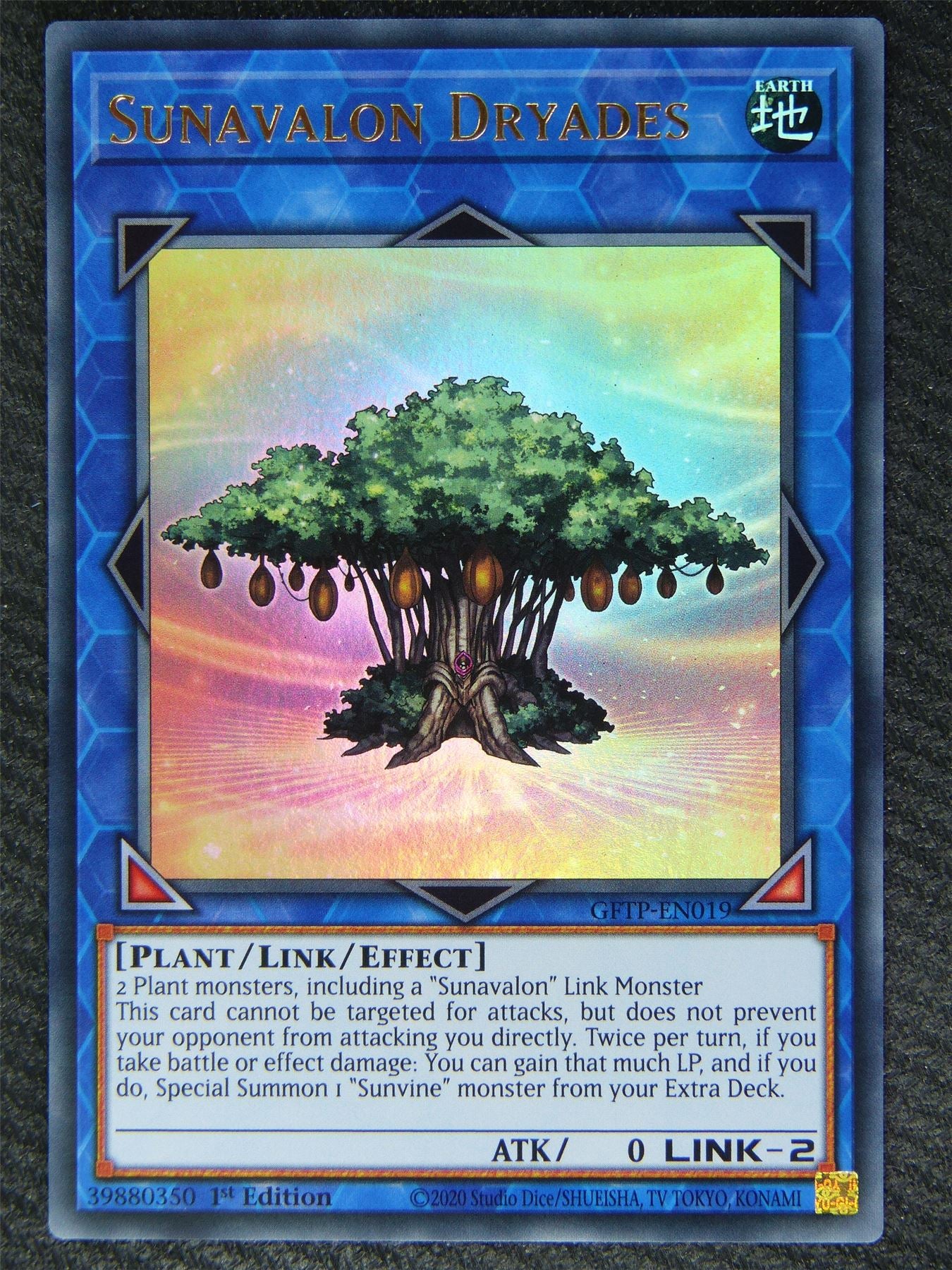 Sunavalon Dryades GFTP Ultra Rare - 1st ed - Yugioh Card #83O