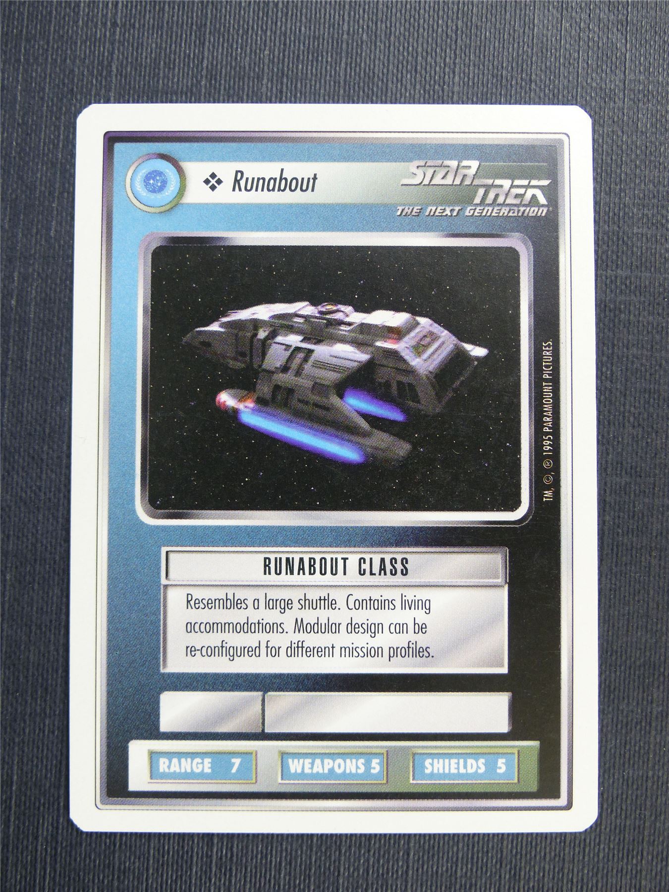 Runabout - TNG - Star Trek Cards #4SU