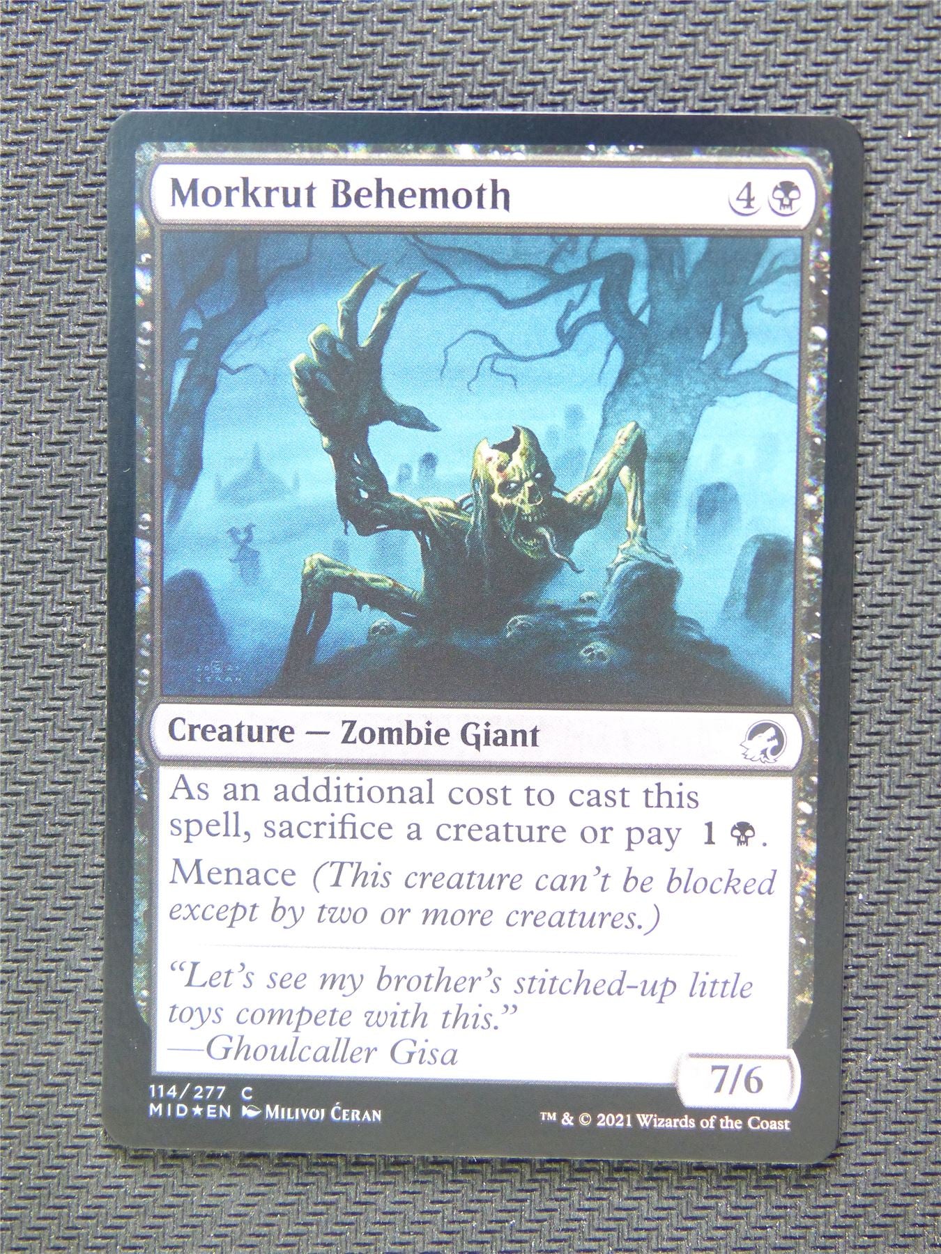 Morkrut Behemoth Foil - Innistrad - Mtg Card #3PG