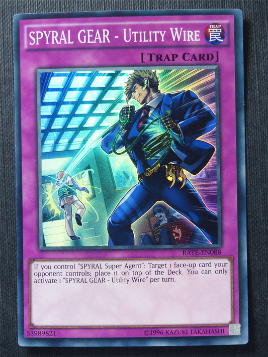 Spyral Gear - Utility Wire RATE Super Rare - Yugioh Cards #1H2