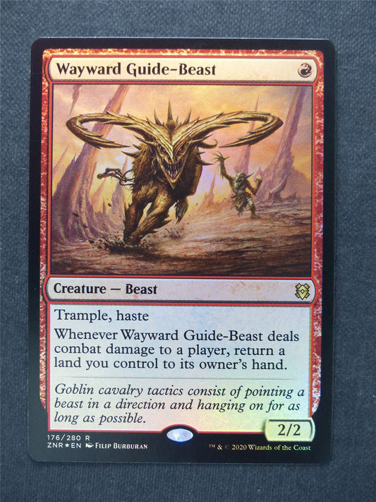 Wayward Guide-Beast Foil - Mtg Magic Cards #82