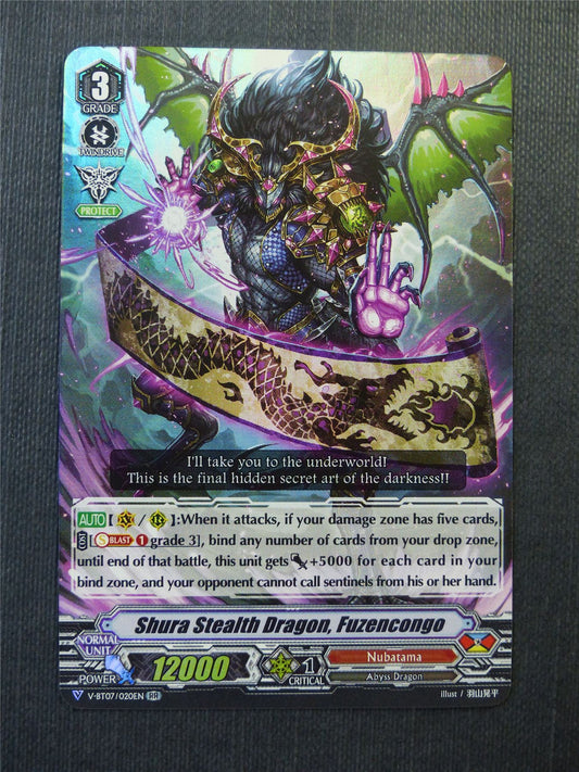 Shura Stealth Dragon Fuzencongo V-BT07 RR - Vanguard Cards #XM