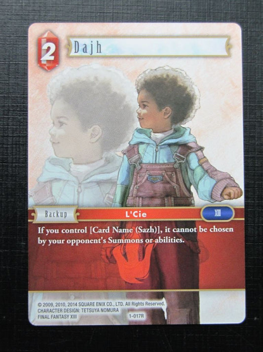 Final Fantasy Cards: DAJH 1-017R # 24B14