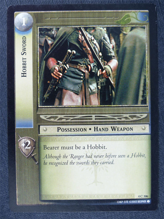 Hobbit Sword 4 C 306 - LotR Cards #NK