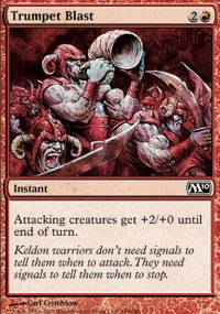 Mtg Magic Card: M10 : Trumpet Blast