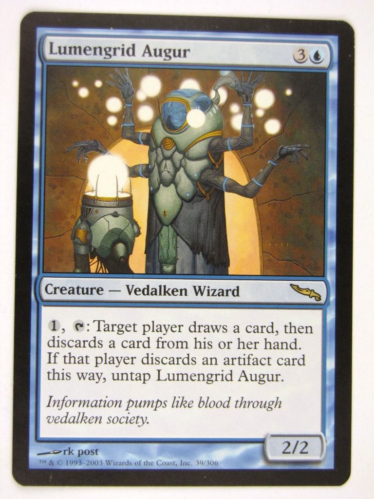 MTG Magic: The Gathering Cards: LUMENGRID AUGUR - Played Rare
