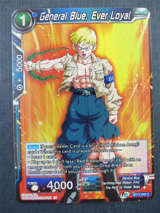 General Blue Ever Loyal Foil - Dragon Ball Super Card #48E