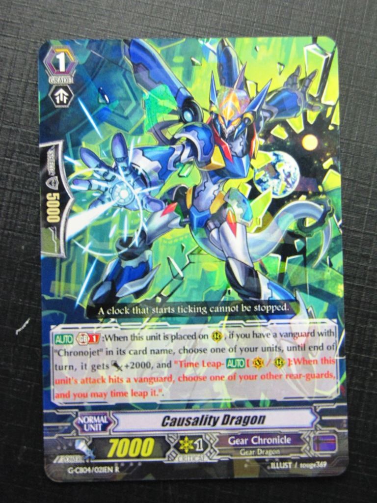 Vanguard Cards: CAUSALITY DRAGON G-CB04 R # 22G69