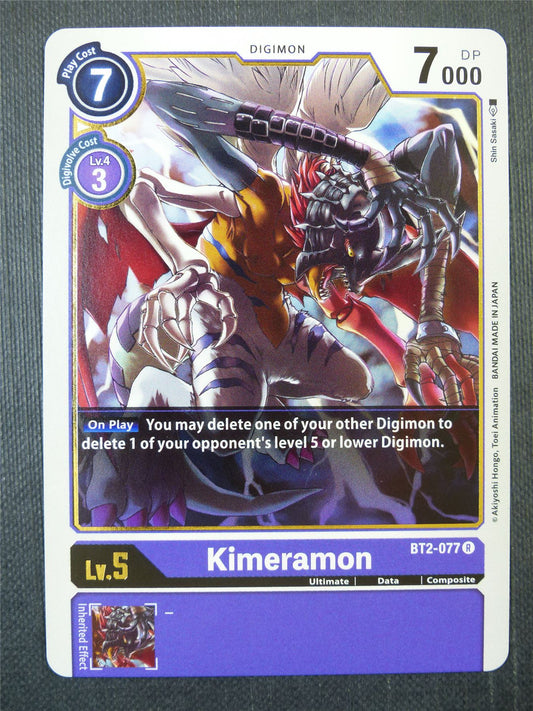 Kimeramon BT2-077 R - Digimon Card #906