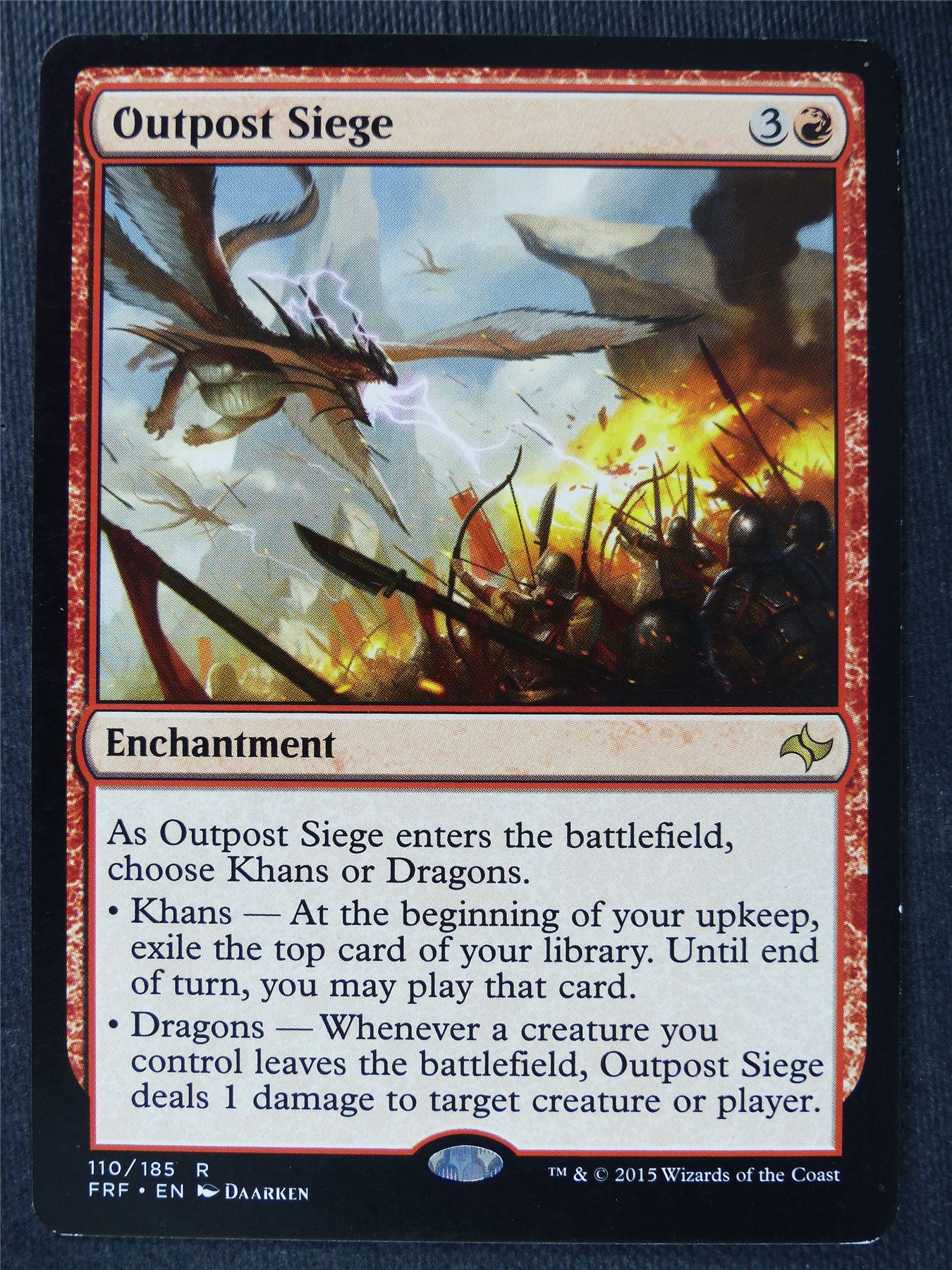 Outpost Siege - Mtg Magic Cards #SF