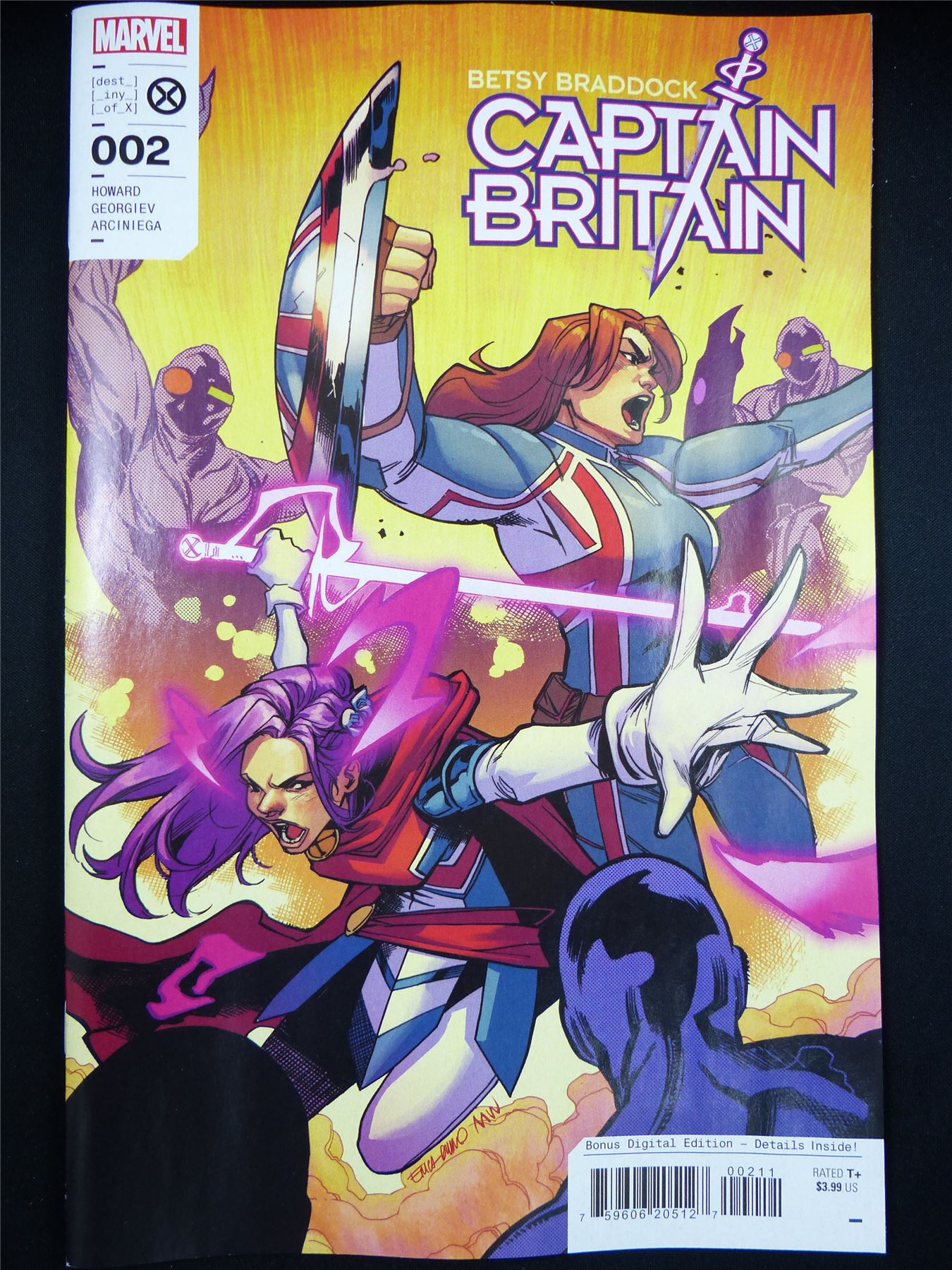 Betsy Braddock CAPTAIN Britain #2 - May 2023 Marvel Comic #YW