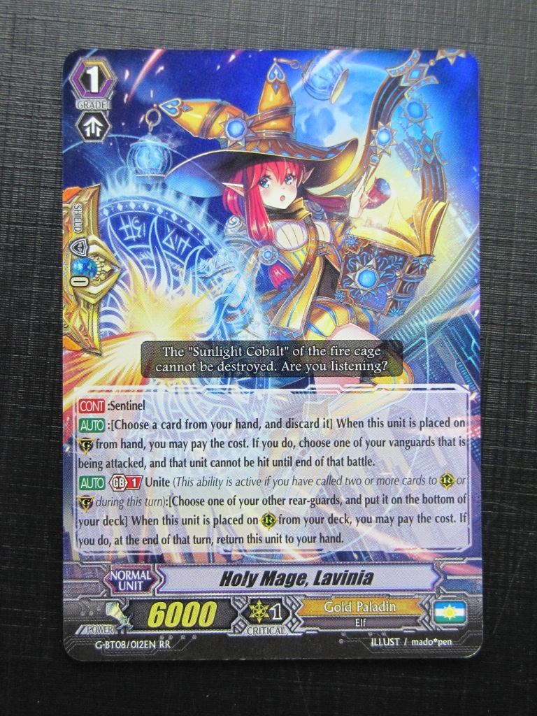 Vanguard Cards: HOLY MAGE, LAVINIA G-BT08 RR # 26C21