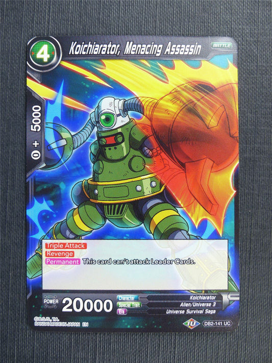 Koichiarator Menacing Assassin - DB2 Dragon Ball Super Card
