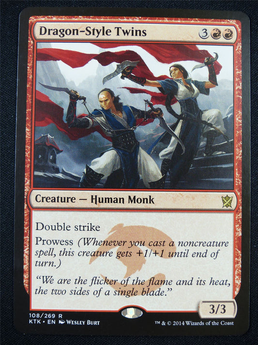 Dragon-Style Twins - Mtg Card #1ZP