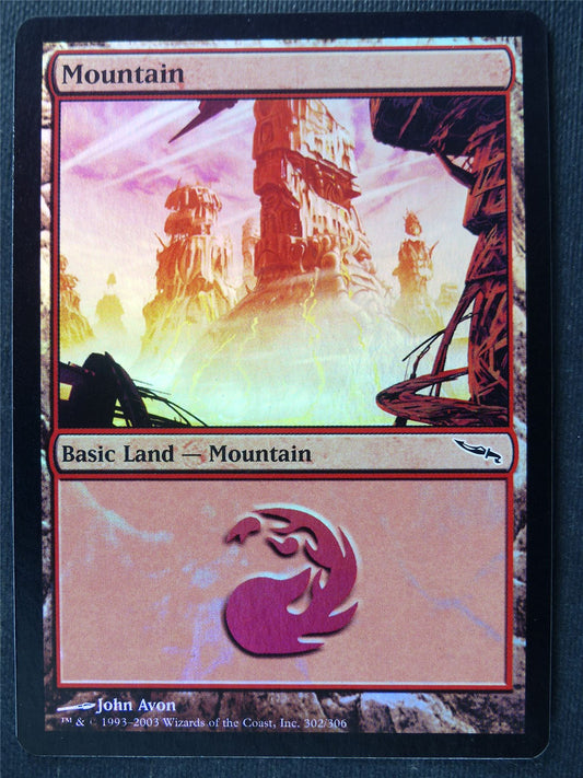 Mountain 302/306 Foil - Mirrodin - Mtg Magic Cards #2GZ