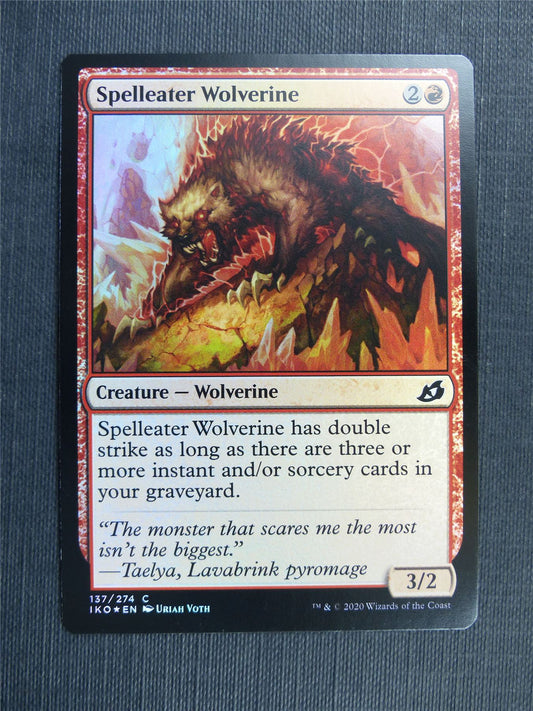 Spelleater Wolverine Foil - IKO - Mtg Card