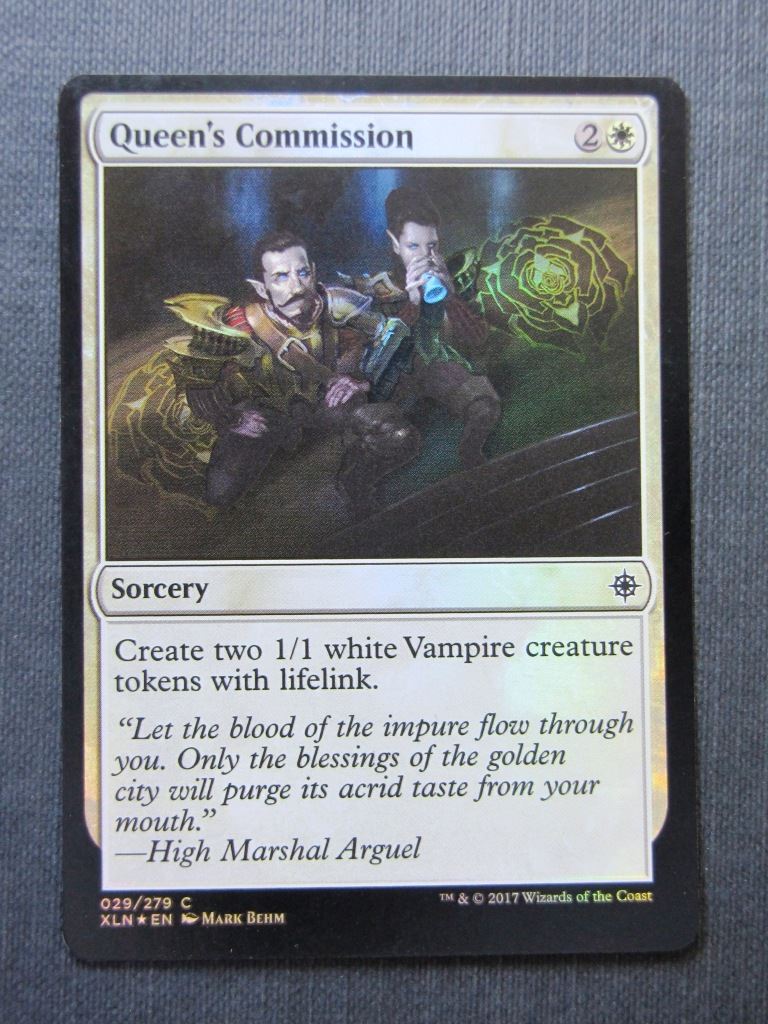 Queen's Commission Foil - Mtg Magic Cards #9W