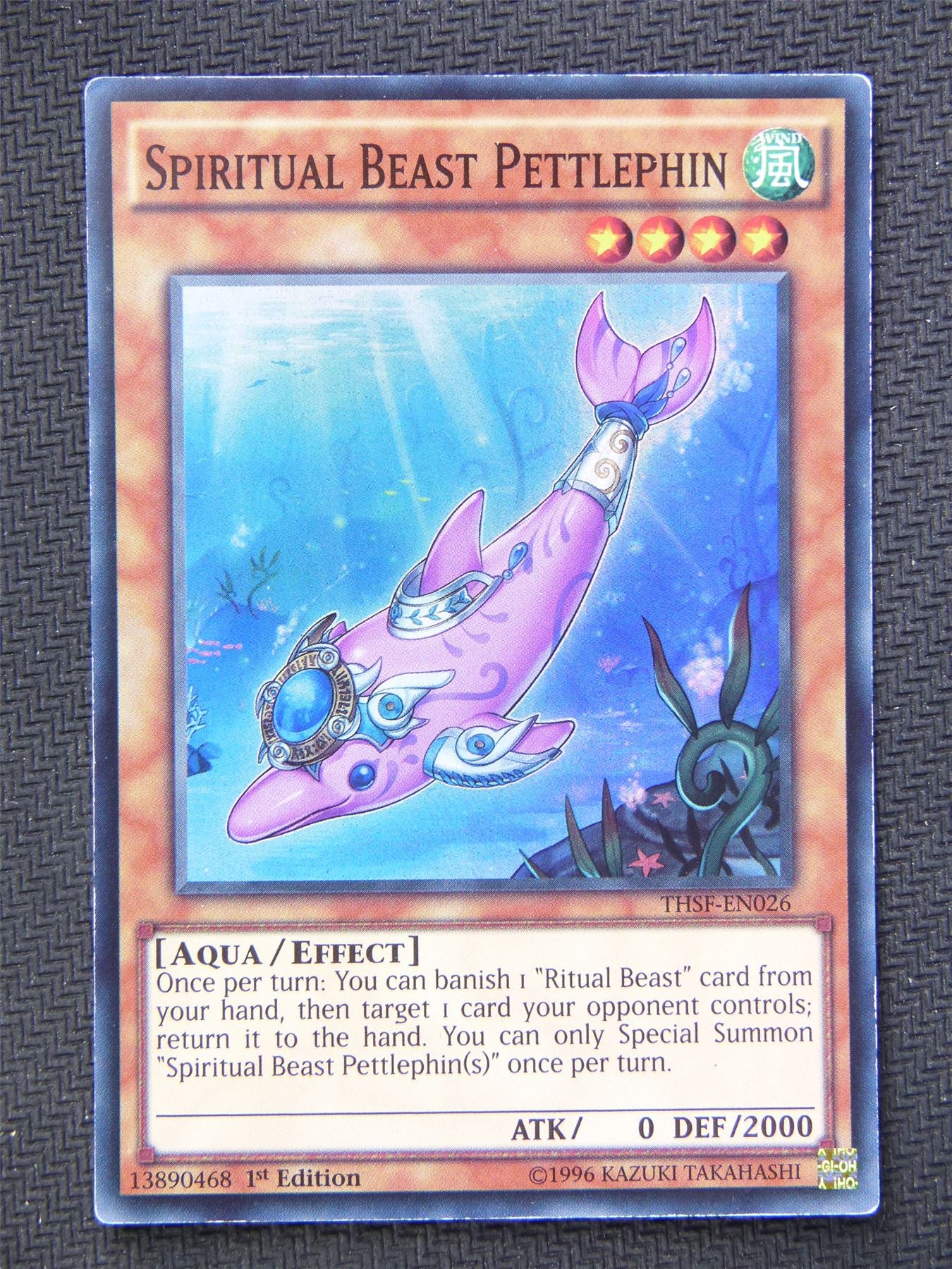 Spiritual Beast Pettlephin THSF - Super Rare - Yugioh Card #5ME