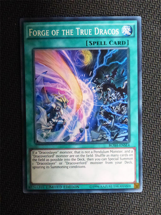 Forge of The True Dracos - BOSH - Super Rare - Yugioh Card # 1C48