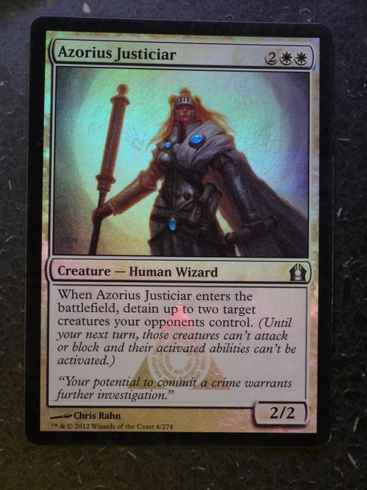 MTG Magic Cards: AZORIOUS JUSTICIAR FOIL # 4I82